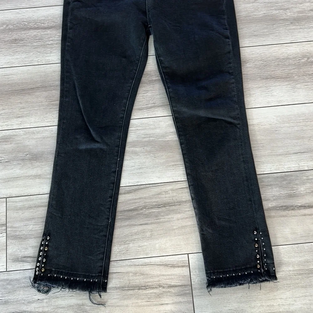 Driftwood Amelia jeans in black size 26 studded